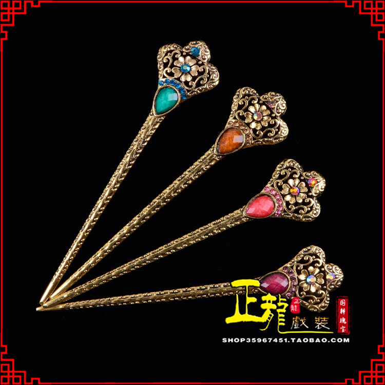 尚义头饰老旦青衣员外夫人簪子 老旦发簪