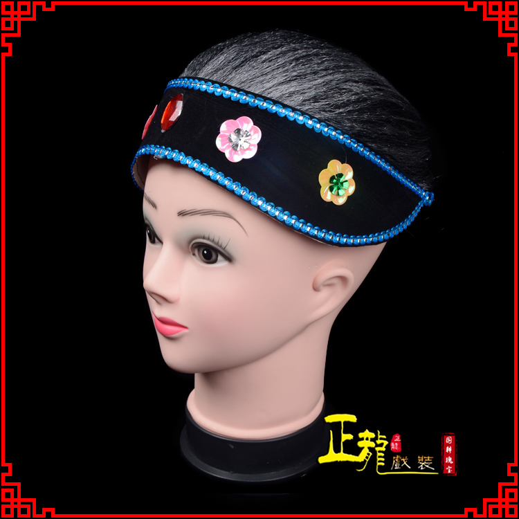 尚义老旦媒婆穷老太婆假发套 老旦头套