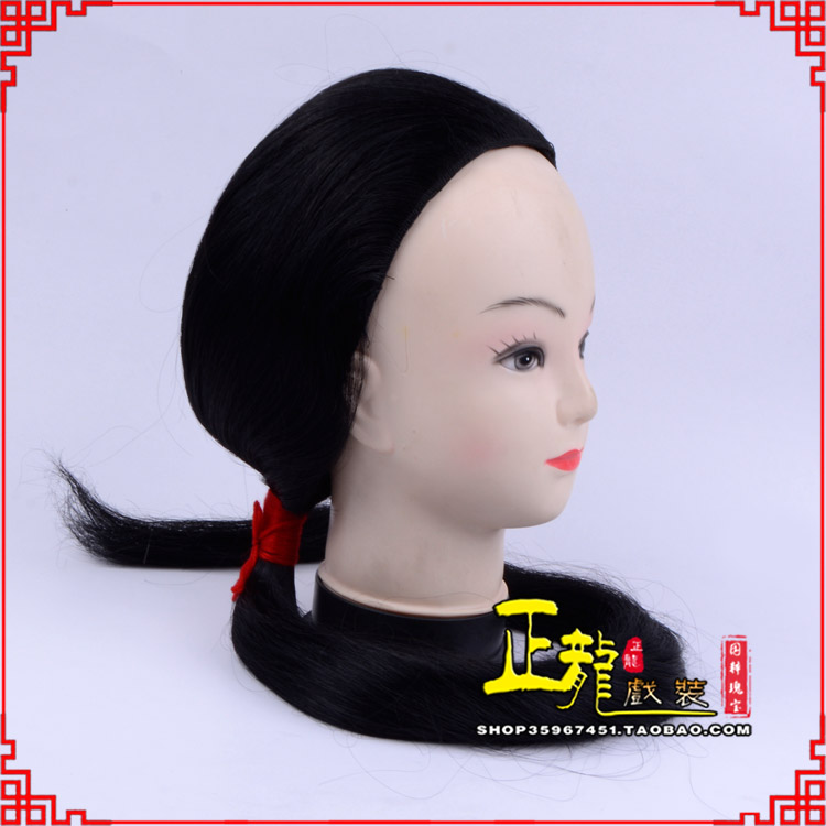 尚义古装影视演出头套花旦假发 真发古装发