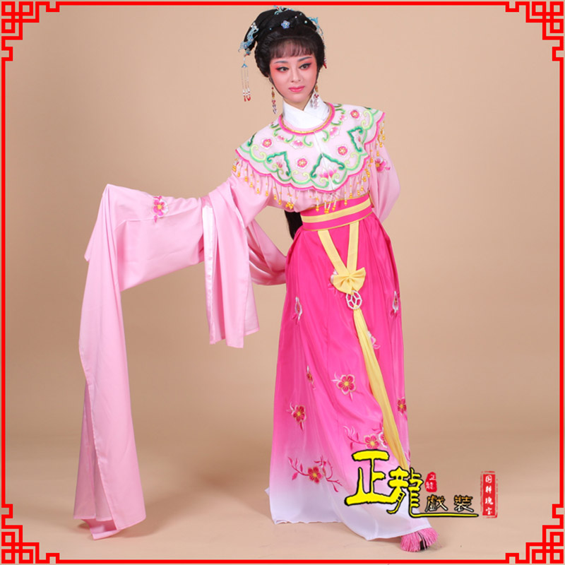 尚义水袖青衣练功花旦服 梅花古装衣