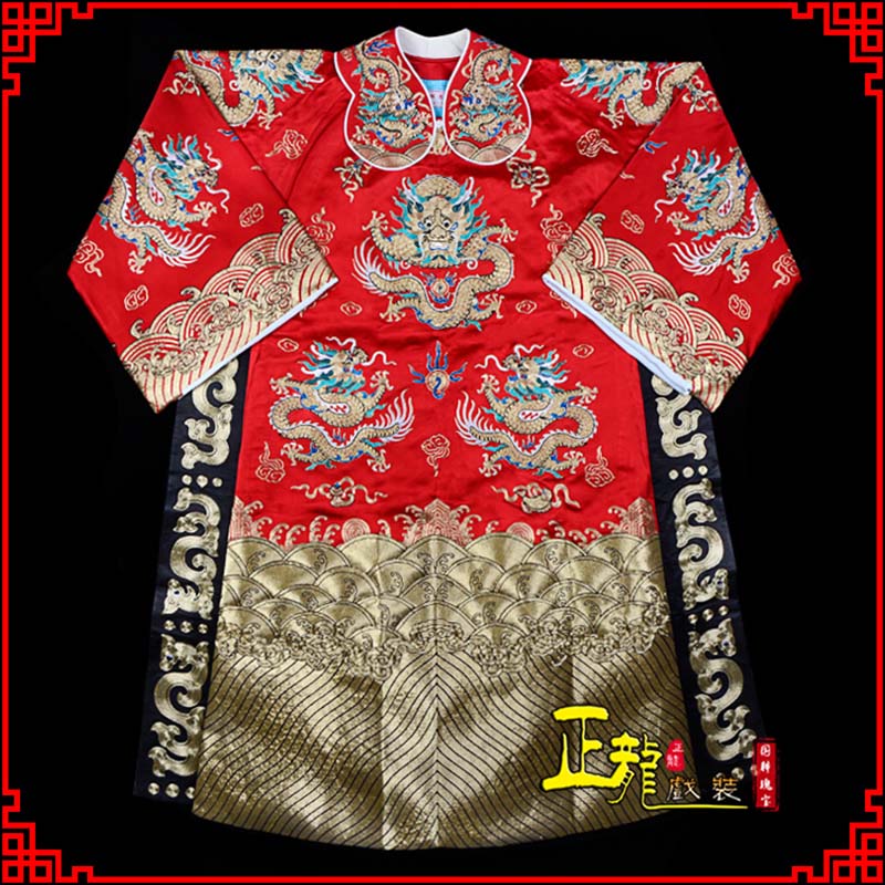 尚义皇帝蟒袍全金八宝团龙蟒